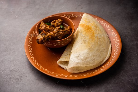Dosa + Curry (Chicken)