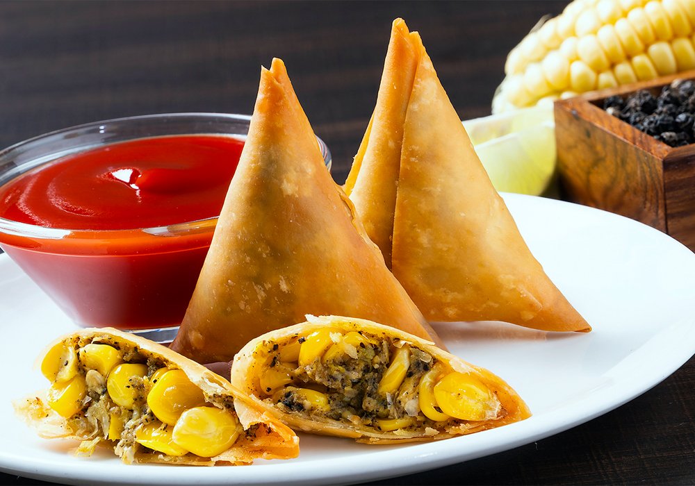 Corn Samosa (3 Pcs)