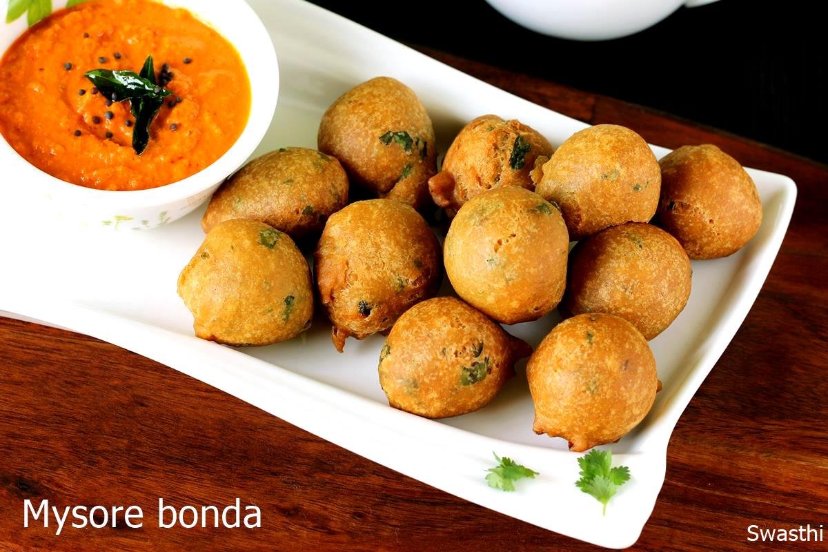 Mysore Bonda (or) Onion Bonda